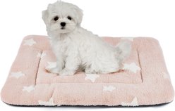 Mora Pets Cozy Star Print Non-Slip Dog & Cat Pad, Pink, 24-in