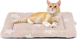 Mora Pets Cozy Star Print Non-Slip Dog & Cat Pad, Pink, 22-in