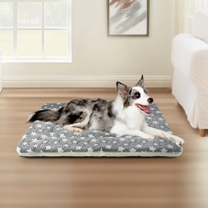 Mora Pets Ultra Soft Reversible Dog & Cat Pad, Grey, 36-in