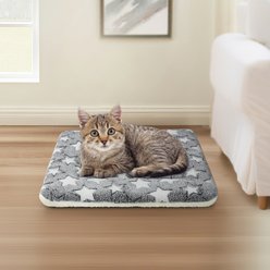 Mora Pets Ultra Soft Reversible Dog & Cat Pad, Grey, 18-in