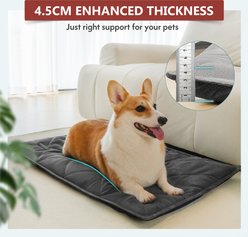 Mora Pets Self-Warming Pet Bed with Removable Cover, Grey, Small slide 2 of 9