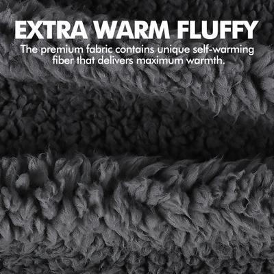 Show full view: Mora Pets Self-Warming Cat Bed with Removable Cover, Dark Grey, Small slide 8 of 11