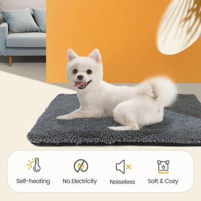 Show full view: Mora Pets Self-Warming Cat Bed with Removable Cover, Dark Grey, Small slide 4 of 11