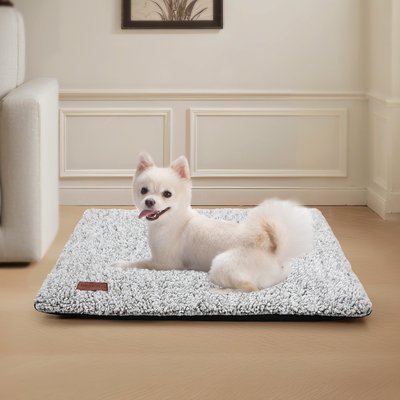 Mora Pets Mora Pets Self-Warming Cat Bed with Removable Cover, Light Grey, Medium