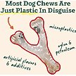 Show in main carousel: Woof HonestChew Antler Hard Density All-Natural Food Grade Dog Chew Toy, Ivory, Small slide 3 of 10