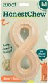 Woof HonestChew Infinity Hard Density All-Natural Food Grade Dog Chew Toy, Ivory, Medium