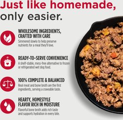 Nulo Gently-Cooked Meals Beef & Sweet Potato Recipe Wet Dog Food, 9-oz pouch, case of 8 slide 2 of 8