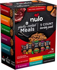 Nulo Gently Cooked Meals Variety Pack Human-Grade Wet Dog Food, 9-oz pouch, case of 5