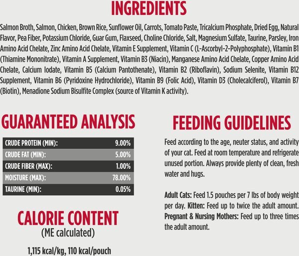 Nulo Gently Cooked Meals Salmon & Tuna Wet Cat Food, 3.5-oz pouch, case of 24