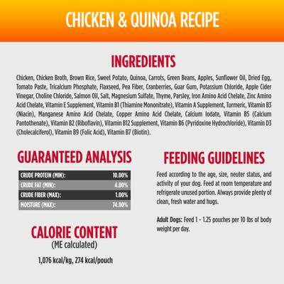 Show full view: Nulo Gently Cooked Meals Variety Pack Human-Grade Wet Dog Food, 9-oz pouch, case of 5 slide 7 of 13