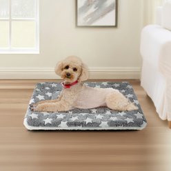 Mora Pets Ultra Soft Reversible Dog & Cat Pad, Grey, 24-in