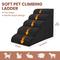 Show in main carousel: Niubya High Density Foam Extra Wide Non-Slip Dog Stairs, Black, 5 steps slide 3 of 8