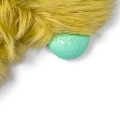 Show full view: West Paw Astrid Rowdies Durable Squeaky Plush Dog Toy, Citrus slide 5 of 8