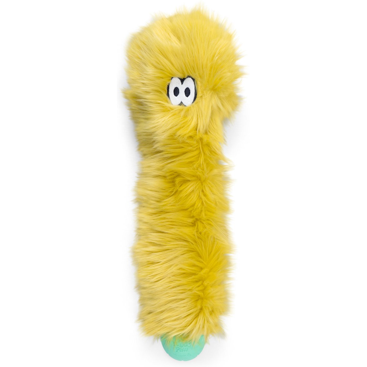 West Paw Sven Rowdies Durable Squeaky Plush Dog Toy, Citrus
