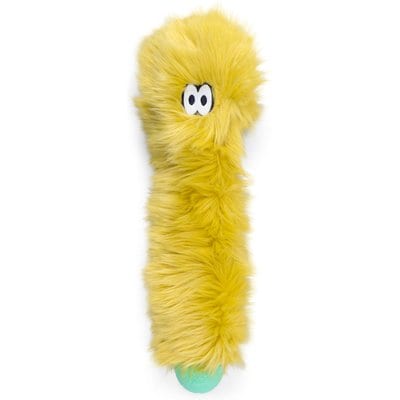West Paw West Paw Sven Rowdies Durable Squeaky Plush Dog Toy, Citrus