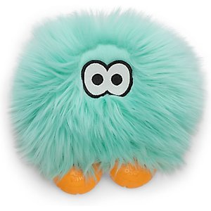West Paw Rolf Rowdies Durable Squeaky Plush Dog Toy, Seafoam