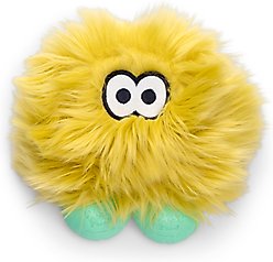 West Paw Rolf Rowdies Durable Squeaky Plush Dog Toy, Citrus