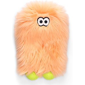 West Paw Astrid Rowdies Durable Squeaky Plush Dog Toy, Melon