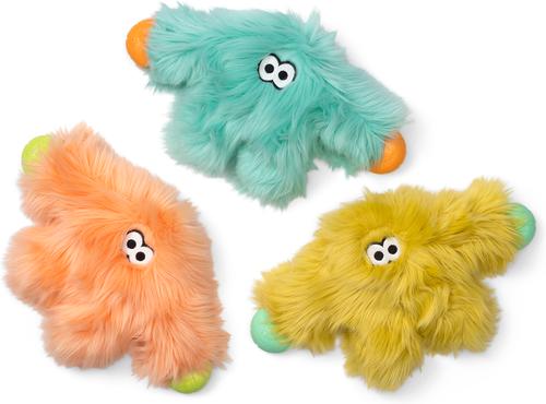 Show full view: West Paw Helga Rowdies Durable Squeaky Plush Dog Toy, Melon slide 2 of 7