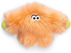 West Paw Helga Rowdies Durable Squeaky Plush Dog Toy, Melon