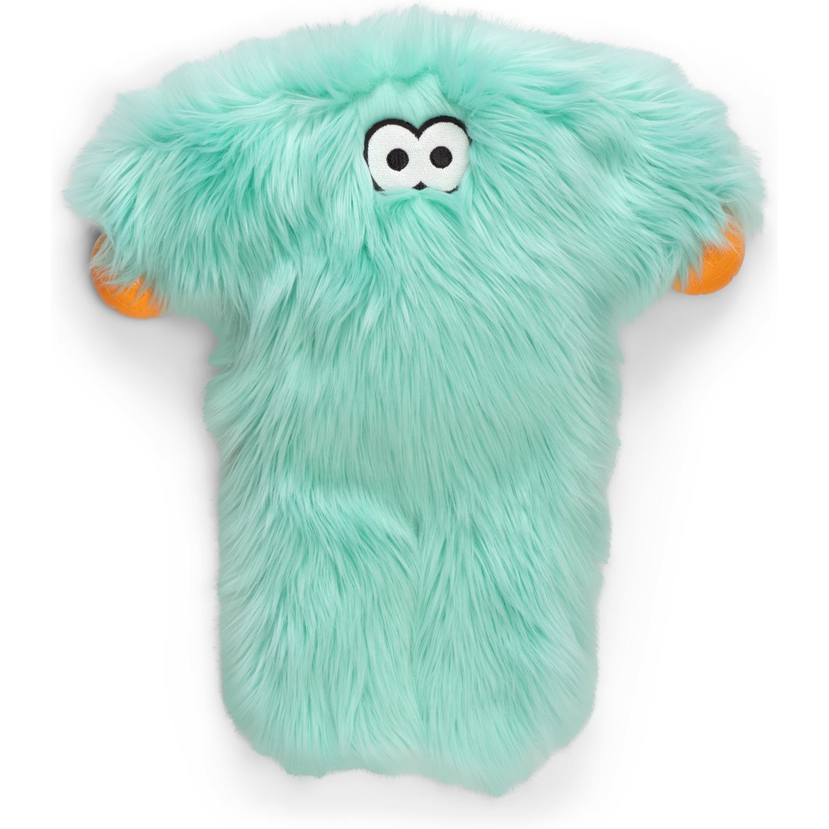 West Paw Bjorn Rowdies Durable Squeaky Plush Dog Toy, Seafoam