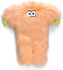 West Paw Bjorn Rowdie Squeaky Plush Dog Toy, Melon