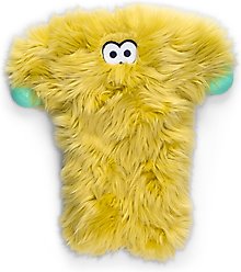 West Paw Bjorn Rowdies Durable Squeaky Plush Dog Toy, Citrus