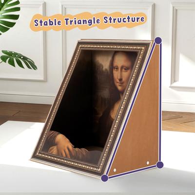 Show full view: Happy & Polly 3D 19.4-in Interactive Cat Scratcher Toy, Set of 2 slide 6 of 10