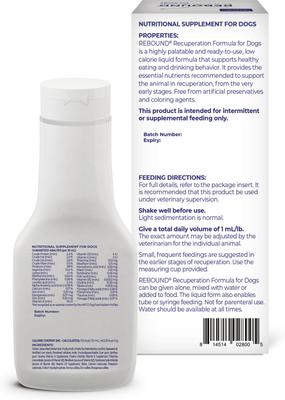 Show full view: Virbac Rebound Recuperation Formula for Dogs slide 3 of 3