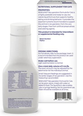 Show full view: Virbac Rebound Recuperation Formula for Cats slide 3 of 3