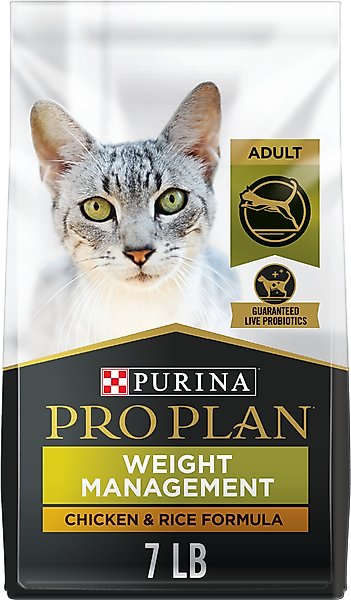 Purina Pro Plan Adult Weight Management Chicken & Rice Formula Dry Cat Food