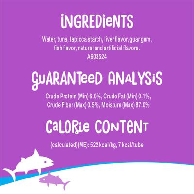 Show full view: Friskies lil' Lickables Tuna Lickable Cat Treats, 0.5-oz tube, 4 count slide 7 of 13