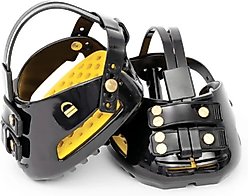 Scoot Boot TheraRide Hoof Boot, Black, 3, 2 count