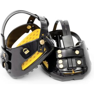 Scoot Boot TheraRide Hoof Boot, Black, 3, 2 count