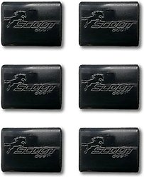 Scoot Boot Mud Strap Collar, Black, 6 count