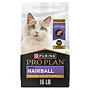 Purina Pro Plan Adult Hairball Chicken & Rice Formula Dry Cat Food, 16-lb bag
