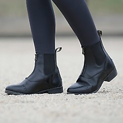 Dublin Foundation Zip Paddock Horse Riding Boots II, Black, Ladies 8 slide 2 of 7