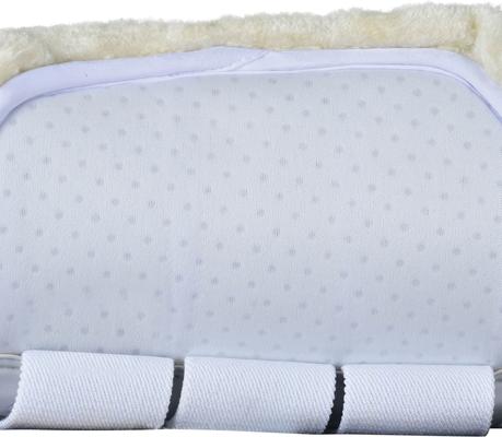 Show full view: WeatherBeeta Tough-Tec Comfy Fleece Brushing Horse Boots, White/White, Small slide 5 of 7