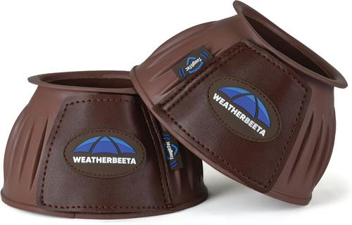 Show full view: WeatherBeeta Tough-Tec Prime Rubber Bell Horse Boots, Brown/Brown, Large slide 3 of 6