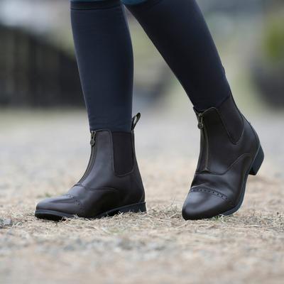 Show full view: Dublin Foundation Zip Paddock Horse Riding Boots II, Brown, Childs 3 slide 4 of 4