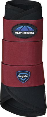 Show full view: WeatherBeeta Tough-Tec Prime Brushing Horse Boots, Black/Burgundy, Small slide 2 of 4