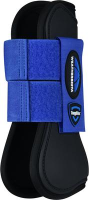 Show full view: WeatherBeeta Tough-Tec Prime Open Front Horse Boots, Black/Cobalt, Large slide 4 of 4