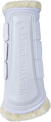 Show full view: WeatherBeeta Tough-Tec Comfy Fleece Brushing Horse Boots, White/White, Small slide 3 of 7