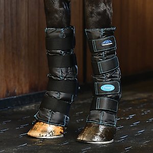 WeatherBeeta Therapy-Tec Ii Gel Ice Horse Boots, Black, Medium
