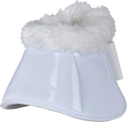 Show full view: WeatherBeeta Tough-Tec Impact Fleece Trim Bell Horse Boots, White/White, Large slide 7 of 8