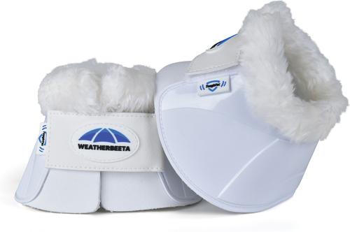 Show full view: WeatherBeeta Tough-Tec Impact Fleece Trim Bell Horse Boots, White/White, Large slide 3 of 8
