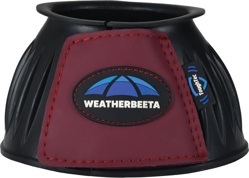 Show full view: WeatherBeeta Tough-Tec Prime Rubber Bell Horse Boots, Black/Burgundy, Medium slide 2 of 5