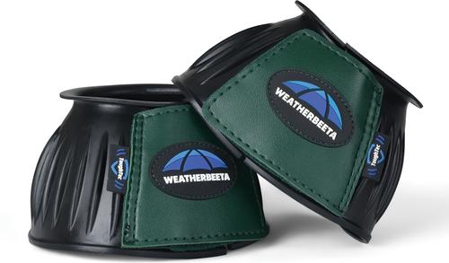 Show full view: WeatherBeeta Tough-Tec Prime Rubber Bell Horse Boots, Black/Forest Green, Medium slide 3 of 6