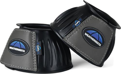 Show full view: WeatherBeeta Tough-Tec Prime Rubber Bell Horse Boots, Black/Gray, Medium slide 3 of 6