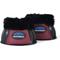 Show in main carousel: WeatherBeeta Tough-Tec Prime Fleece Trim Rubber Bell Horse Boots, Black/Burgundy, Medium slide 2 of 6